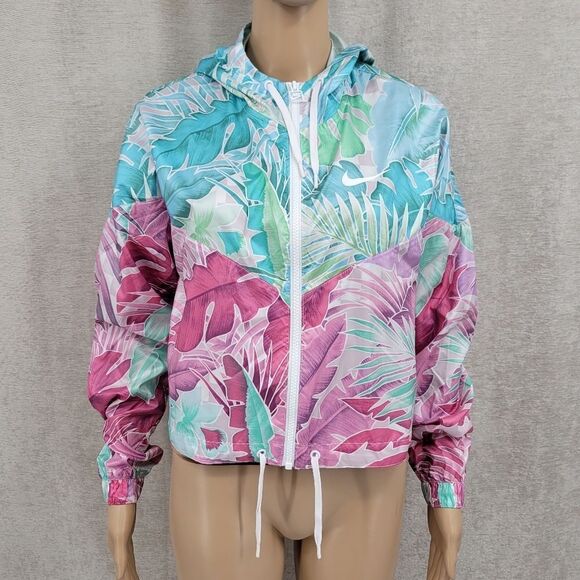 Nike Women’s Cropped Technical Windbreaker Jacket CT6073-496 Women's - Picture 1 of 14